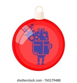 Ball single icon in cartoon style.A toy vector symbol stock illustration web.