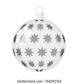 Ball single icon in monochrome style.A toyvector symbol stock illustration web.