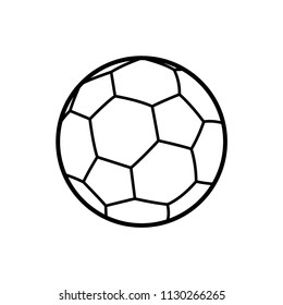 ball - soccer ball icon vector