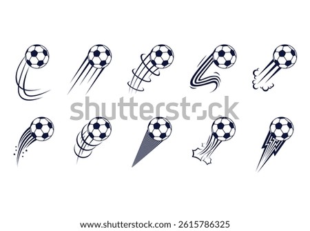 Ball Soccer Moving Swoosh Element