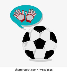 Ball of soccer sport design