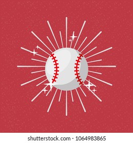 ball sport baseball sunburst color background