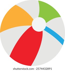 Ball Sport Game Icon Vector Flat Illustration