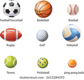 ball of sport as illustrator