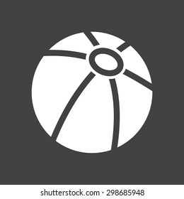 Ball, sport, play icon vector image. Can also be used for summer, recreation and fun. Suitable for use on mobile apps, web apps and print media.