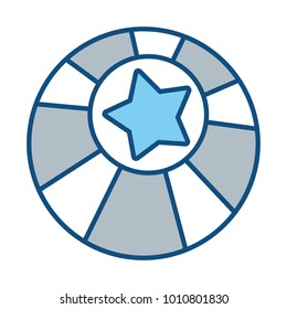 Ball with star icon