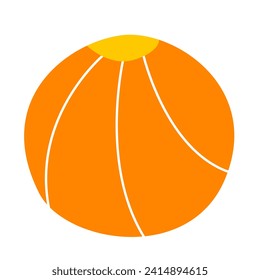 ball of summer doodles icon set