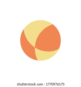 Ball, summer icon. Simple color vector elements of vacation icons for ui and ux, website or mobile application