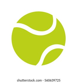 ball tennis white sport design icon vector illustration eps 10 - Shutterstock ID 560639725