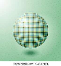 ball with the texture of fabric