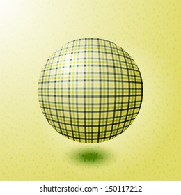 ball with the texture of fabric