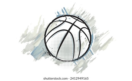 ball that cracks the basketball court