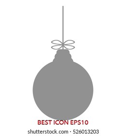 ball, ball, toy decoration, vector icon, eps10
