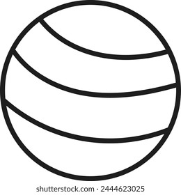 Ball Toy Doodle Vector Illustration