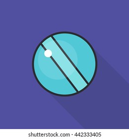 ball (toy) icon. vector illustration