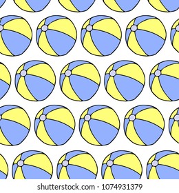 Ball toy vector illustration.