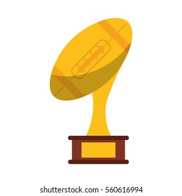 ball trophy shape american football award