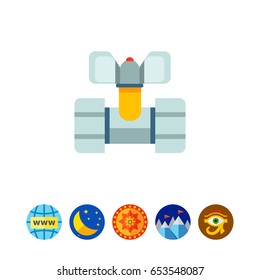 Ball valve icon