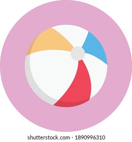 ball vector colour flat icon