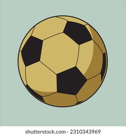 Ball vector design in football game