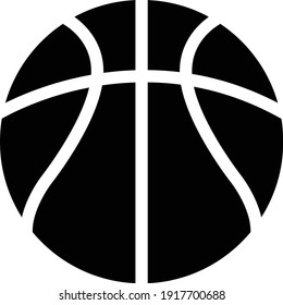 ball vector glyph flat icon