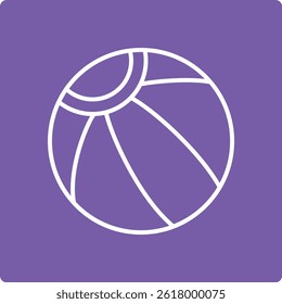 Ícone de vetor de bola. Pode ser usado para impressão, aplicativos móveis e da Web.