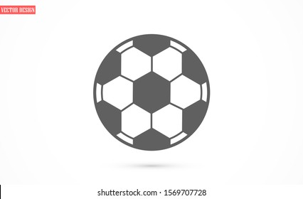 Ball vector icon. Ball games icon. Ball for football games icon. Ball for fun icon.