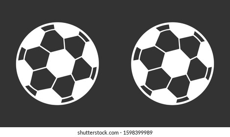 Ball vector icon. Ball games icon. Ball for football games icon. Ball for fun icon.