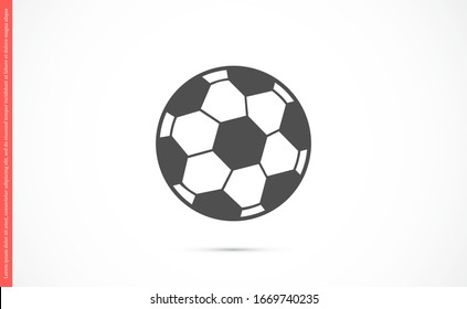 Ball vector icon. Ball games icon. Ball for football games icon. Ball for fun icon.