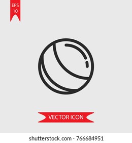 Ball vector icon, illustration symbol

