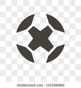 Ball vector icon isolated on transparent background, Ball logo concept