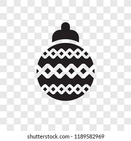 Ball vector icon isolated on transparent background, Ball transparency logo concept