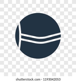 Ball vector icon isolated on transparent background, Ball transparency logo concept