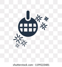 Ball vector icon isolated on transparent background, Ball transparency concept can be used web and mobile