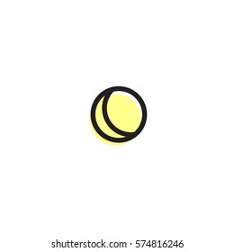 Ball vector icon. Playground sign. Children plaything symbol. Vector concept illustration for design.