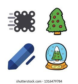 ball vector icon set