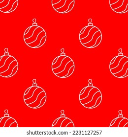 Icono de vector de bolas sobre fondo rojo, ilustración vectorial