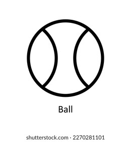 Ball Vector   outline Icons. Simple stock illustration stock
