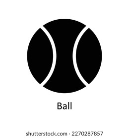 Ball Vector   solid Icons. Simple stock illustration stock