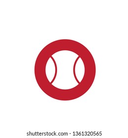 Ball vetor icon flat