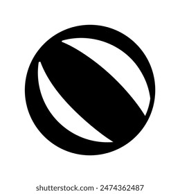 ball volly icon vector or logo illustration style 