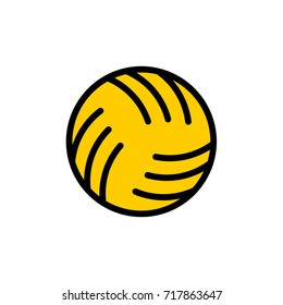 Ball water polo sign. Ball for playing on water games icon
