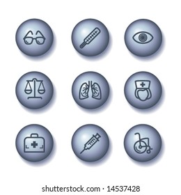 Ball web icons, set 13