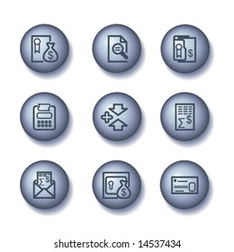 Ball web icons, set 14