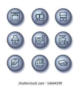 Ball web icons, set 17