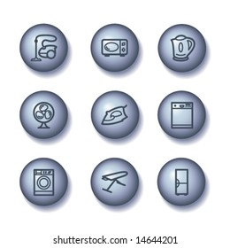 Ball web icons, set 18