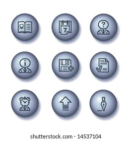 Ball web icons, set 2