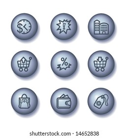Ball web icons, set 26