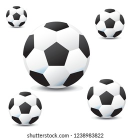 Ball White Background Stock Vector (Royalty Free) 1238983822 | Shutterstock