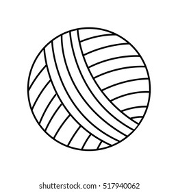 ball of wol isolated icon vector illustration design